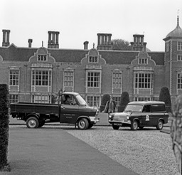 1971 Transit Ford Times Transits at National Trust Property Blickling Hall Aylesham neg 881-2