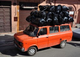 Van in Marrakech, Morocco