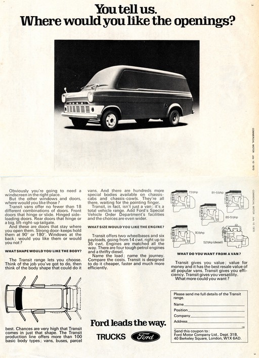 Comm Motor july70 Opening advert