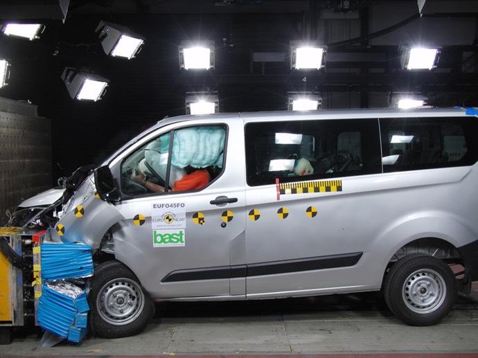 All-New Transit Custom is First Van to Achieve Euro NCAP 5-Star Rating; Tourneo Custom People Mover Also 5-Star Rated